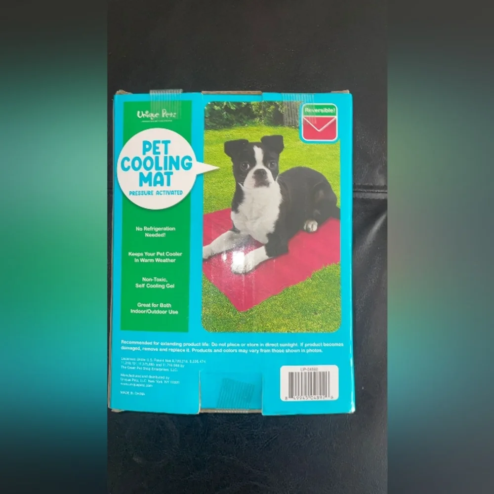 UNIQUE PETZ - PET COOLING MAT REVERSIBLE 12 in X 16 in